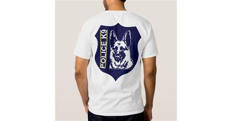 Police K9 T Shirt Zazzle