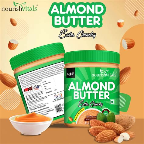 Buy NOURISHVITALS IRRESISTIBLY TASTY COMBO ALMOND BUTTER EXTRA