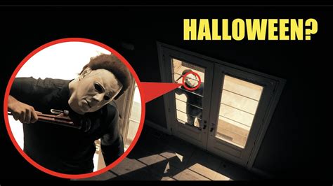 Michael Myers Looking Through Window