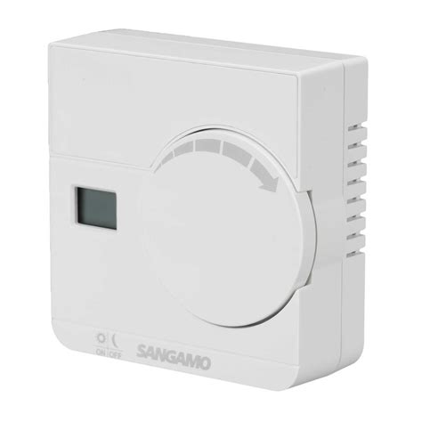 Sangamo Electronic Room Thermostat With Digital Display Chprstatd Cef