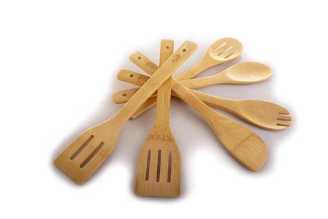 Bamboo Utensils By Kozy Kitchen Handmade 100 Organic Bamboo Premium