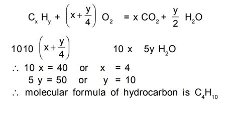 Welcome To Chem Zipper Ml Of Gaseous Hydrocarbon On