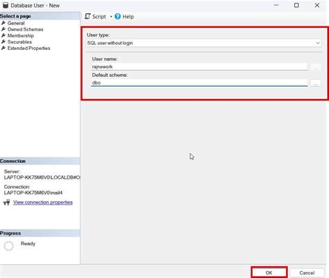 How To Create A User In Sql Server Database