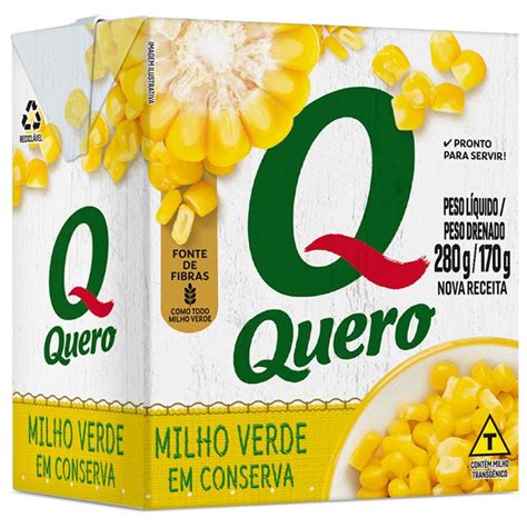 Milho Verde Quero Tetra Pak Caixa 170g Dia Distribuição