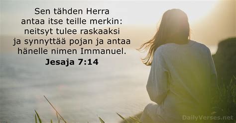 Joulukuuta P Iv N Raamatun Jae Jesaja Dailyverses Net