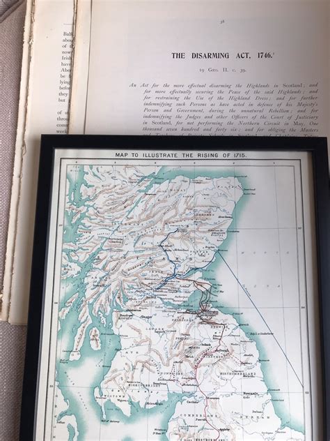 Jacobite Risings Map & Culloden Ephemera J2 - Etsy UK