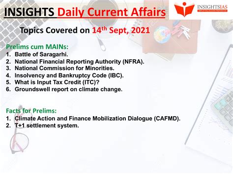 [mission 2022] Insights Daily Current Affairs Pib Summary 14