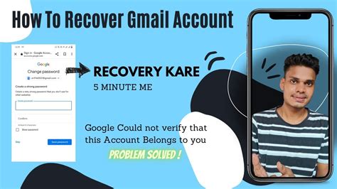 How To Recover Gmail Account Google Couldn T Verify This Account