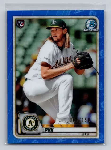 A J Puk Bowman Chrome Oakland Athletics Eur Picclick Fr