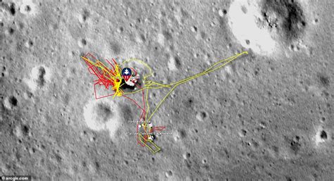 Map Of Moon Landings