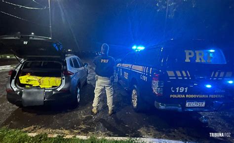 PRF Apreende 600 Kg De Maconha Durante A Madrugada Em Santa Terezinha