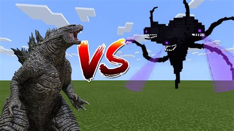 Wither Storm Vs Godzilla In Minecraft Youtube