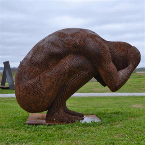 Famous Figure Weathering Steel Sculpture For Sale - SevenTreeSculpture