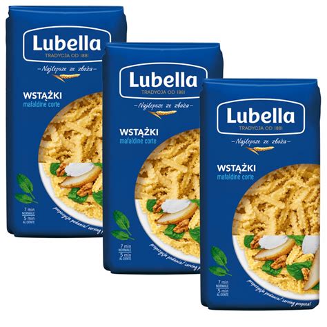 Lubella Makaron Classic Wstążki 400g x3 12752927885 Allegro pl