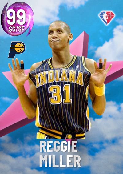 NBA 2K22 2KDB Custom Card Reggie Miller