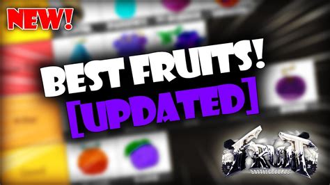 Updated Best Devil Fruits In Fruit Battlegrounds Fruit Tier List