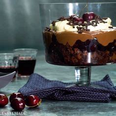 Boozy Black Forest Trifle Recipe Trifle Recipe Delicious Desserts