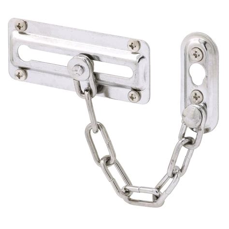 Prime Line Chrome Plated Steel Chain Door Lock S 4152 The Home Depot