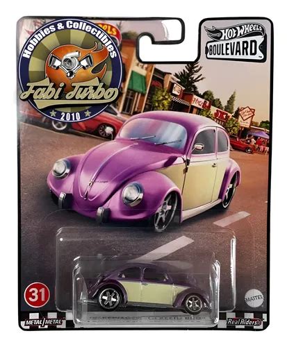 Hot Wheels Boulevard Volkswagen Classic Bug Fusca Roxo Lilás Frete grátis
