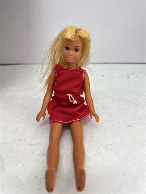 VINTAGE 1967 MATTEL Barbie Malibu Skipper Doll Figure Bendable Legs