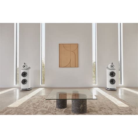 Bowers Wilkins D Enceinte Colonne Haute Fid Lit Finition Blanc