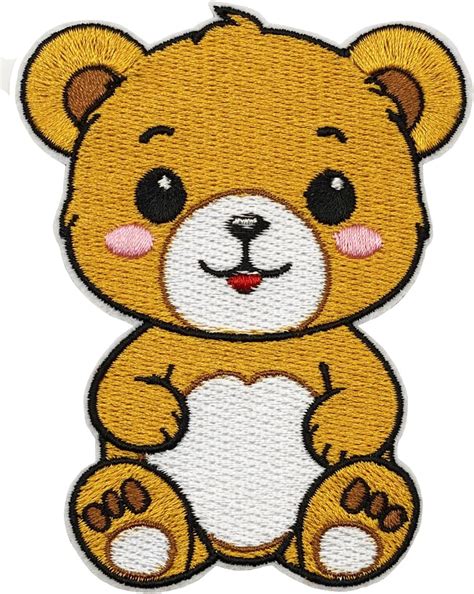 Amazon BOHAQA Cute Teddy Bear Patch 3 5 Baby Bear Iron On