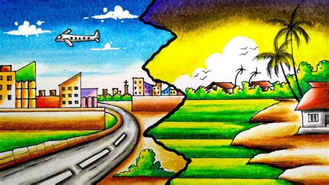 Smart City Drawingfuture India Drawingindian Future Drawingfuture Of