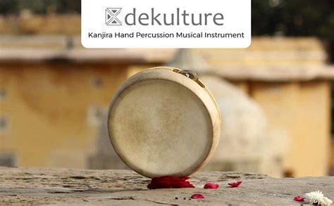 Dekulture Kanjira Hand Percussion Musical Instrument For Religious