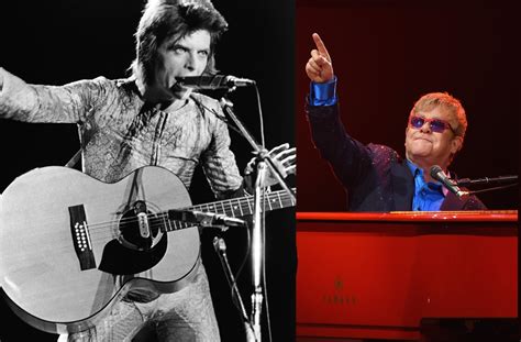 Elton John Plays Moving Musical Tribute To David Bowie Video Pinknews