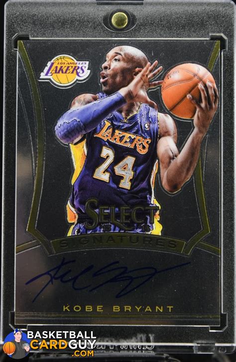 Kobe Bryant 2013-14 Select Signatures SP On Card Autograph ...