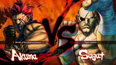 Super Street Fighter IV Shin Akuma Vs Sagat YouTube