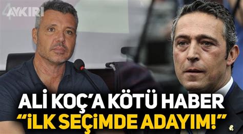 Sadettin Saran Fenerbahçe başkanlığına aday olduğunu açıkladı Ali Koç