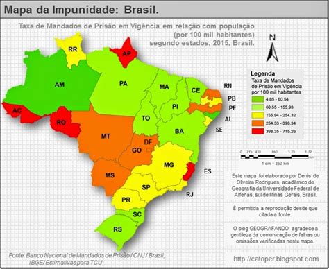 Mapa Da Impunidade Do Brasil Mais De 444 Mil Suspeitos Livres