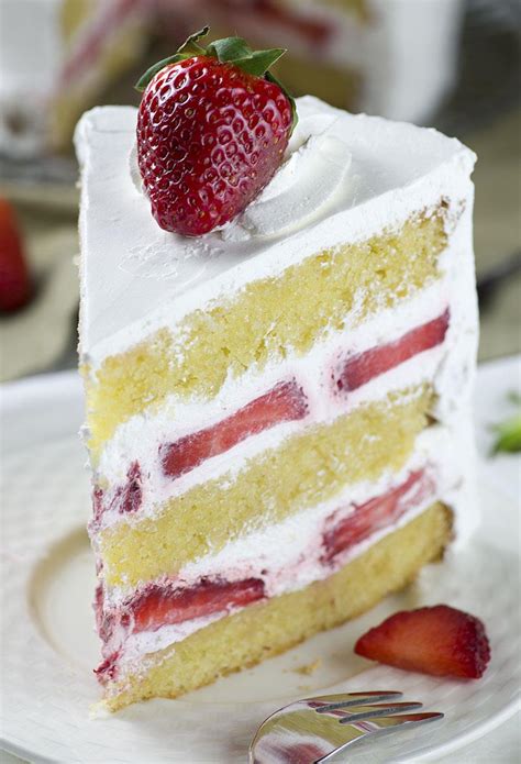 Strawberry Cake You Cant But Try It