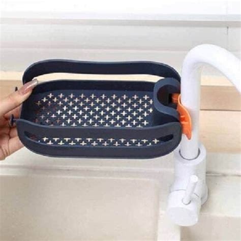 Kitchen Sink Storage Caddy Organizer Drain Faucet Stand Smart Gadgets