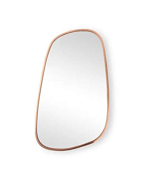 Rose Gold Pebble Wall Mirror Large Oliver Bonas Mirror Wall Mirror