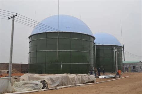 CSTR Enamel Steel Biogas Anaerobic Digester Reactor Fermenter Power