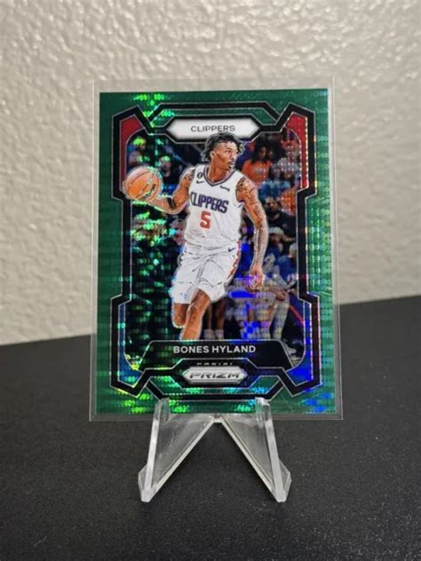 2023 24 PANINI PRIZM NBA Bones Hyland 56 Pulsar Verde 25 Clippers NBA