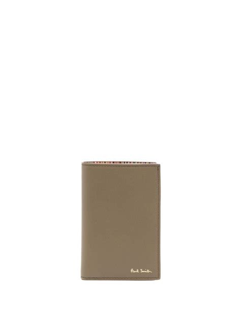 Paul Smith Logo Stamp Bi Fold Wallet Farfetch