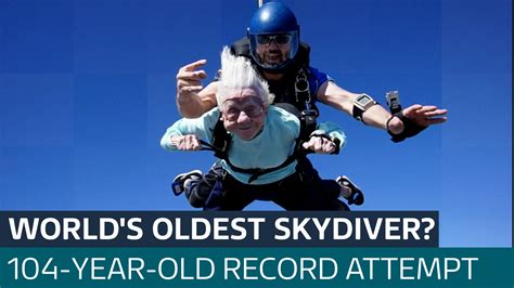 104 Year Old Woman Could Be Crowned Worlds Oldest Skydiver Latest