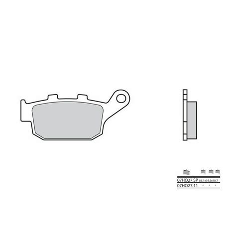 Plaquettes frein BREMBO route carbone céramique Modif Moto