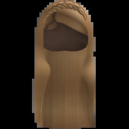 Cute Straight Hair W Braided Crown Blonde Roblox Item Rolimon S