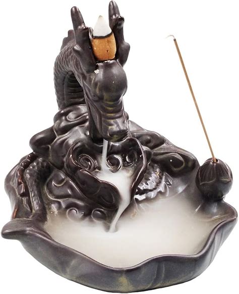 Dragon Incense Holder Quemador De Incienso Backflow Dragon Clay