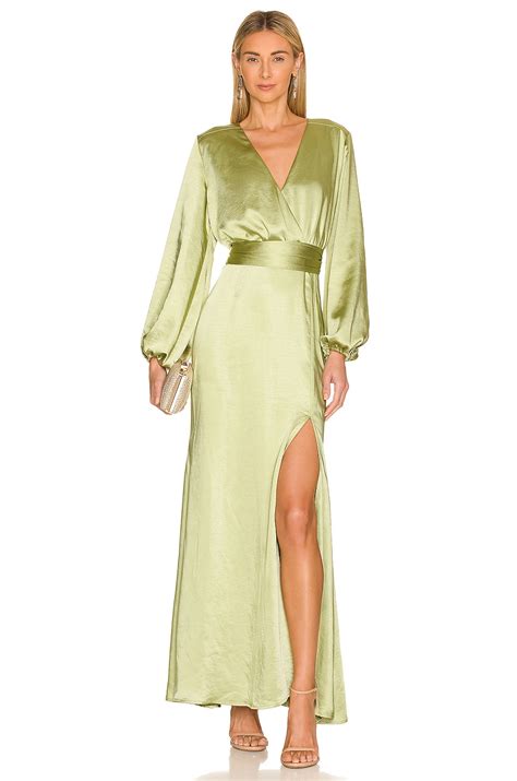 Elliatt Kai Maxi Dress In Avocado Revolve