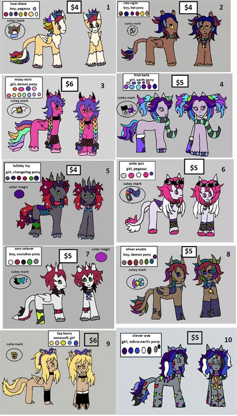 Mlp Adopts Open By Animevampiregirl25 On Deviantart