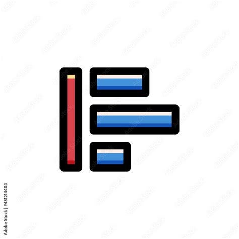 Alignment User Interface Outline Icon Logo Vector Illustration. Stock Vector | Adobe Stock