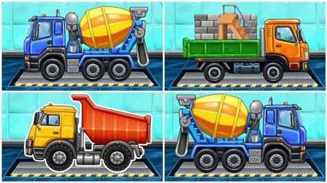 BUILD DUMPER CEMENT MIXER TRUCK TRUK PENGADUK SEMEN BASEMENT