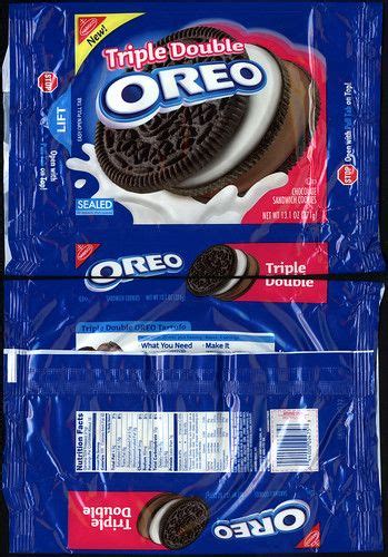 Nabisco Oreo Triple Double New Cookie Package 2011 Oreo