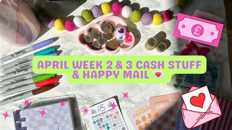 April Weeks Cash Stuffing Happy Mail Uk Budgeter Sinking