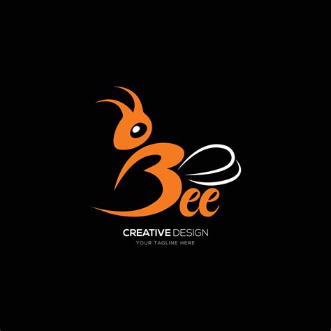 Bee Modern Shape Creative Logo Design 11845627 Vector Art At Vecteezy